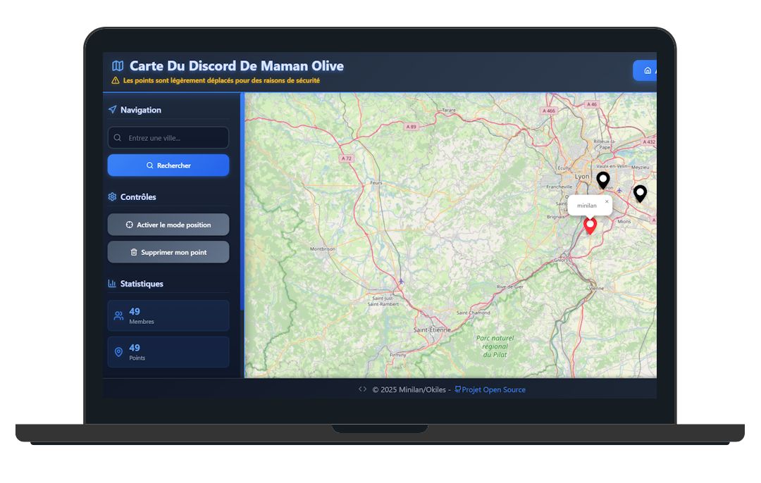 Interactive Map Image